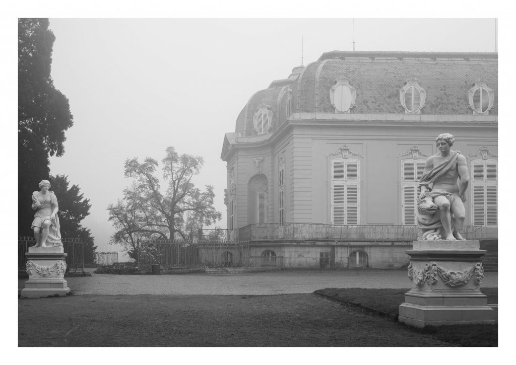 Benrather Schloss im Nebel